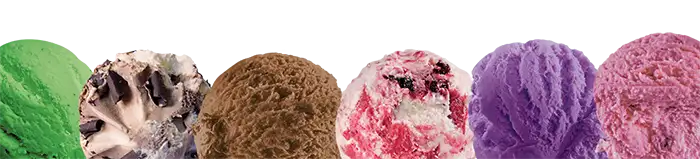 Afbeelding 1 van verschillende smaken ijs